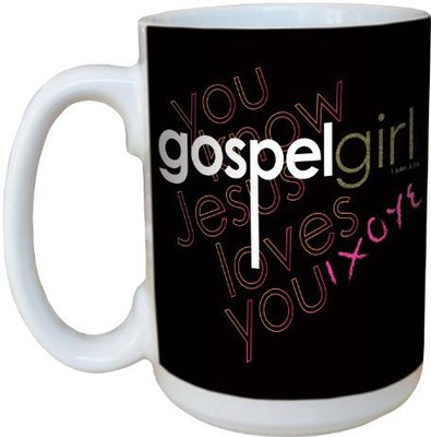 

Tree-Free Greetings Greetings lm44254 Gospel Girl: 1 John 3:16 Ceramic with Full-Sized Handle, 15-Ounce Ceramic Mug(60 ml), Multicolor