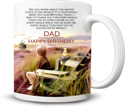 

Ackme Design Dad Birthday, Quotes boy, Coffees Ceramic Mug(325 ml), Multicolor