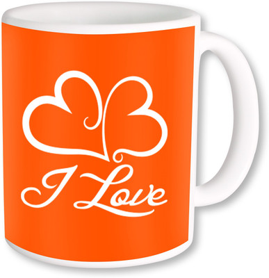 

Heyworlds i love you happy valentine gifts 0021 Ceramic Mug(325 ml), Multicolor