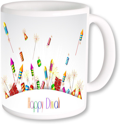 

PhotogiftsIndia Happy Diwali And Deepawali 019 Ceramic Mug(325 ml), Multicolor