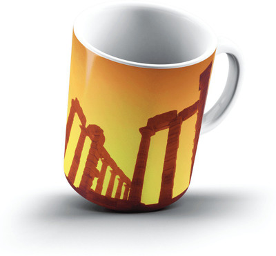 

Ucard Temple Of Poseidon Cape Sounion Greece2685 Bone China, Ceramic, Porcelain Mug(325 ml), Multicolor