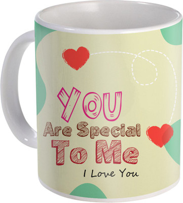 

SKY TRENDS Can't Help Falling in Love mug Best Gift for Valentine's Day, Her, Girlfriend,boy friend,husband, Wife,Birthday, Anniversary,Christmas or Any Holidays Design 037 Ceramic Mug(320 ml), Blue;white