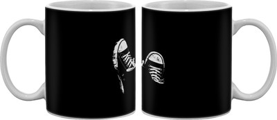 

Artifa Crossed Leg Canvas Porcelain, Ceramic Mug(350 ml), Multicolor