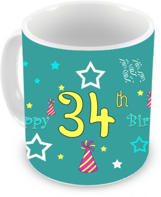 

Tied Ribbons Gift For 31st Happy Birthday Ceramic Mug(350 ml), White