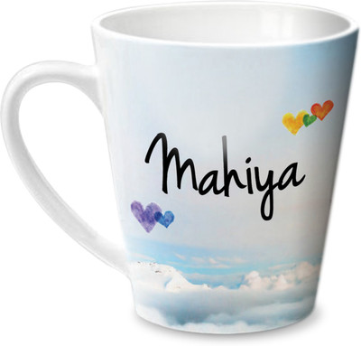 

Hot Muggs Simply Love You Mahiya Conical Ceramic Mug(350 ml)