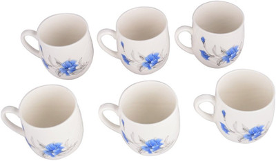 

Clay Creations Clay Creations Bone China Coffees 1 - 6 Pieces Bone China Mug(250 ml, Pack of 2), Multicolor
