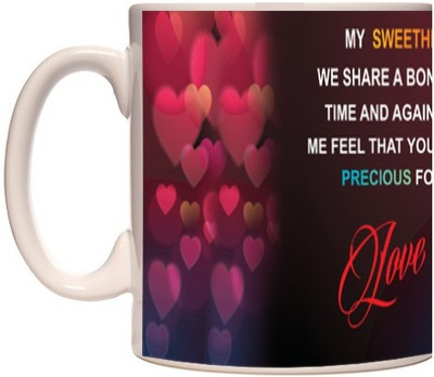 

Online World White Coffee Love Quote – 18 Ceramic Mug(255 ml)