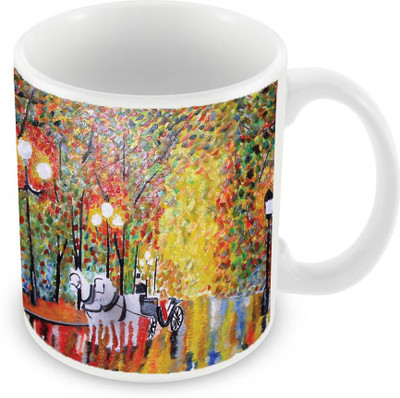 

Sleep Nature's SN-MG-1620 Ceramic Mug(350 ml), Multicolor