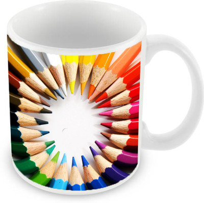 

Sleep Nature's SN-MG-120 Ceramic Mug(350 ml), Multicolor