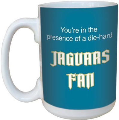 

Tree-Free Greetings Greetings lm44122 Jaguars Football Fan Ceramic with Full-Sized Handle, 15-Ounce Ceramic Mug(60 ml), Multicolor