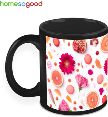 33% OFF on Homesogood Fruits And Flowers Ceramic Mug(325 ml) 33% OFF on Homesogood Fruits And Flowers Ceramic Mug(325 ml)