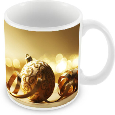 Sleep Nature's SN-MG-1187 Ceramic Mug(350 ml), Gold