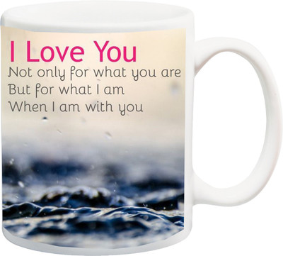 

ME&YOU Gift for Husband,Wife on Valentine's Day,Birthday,Anniversary Ceramic Mug(325 ml), Multicolor