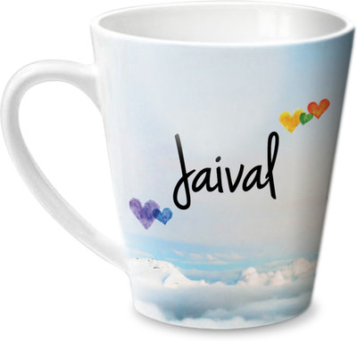 

Hot Muggs Simply Love You Jaival Conical Ceramic Mug(350 ml)