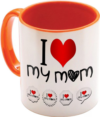 

SKY TRENDS Gift For Mother/Mummy/Mom For Mother's Day Printed Ceramic Coffee 350 ML Ceramic Mug(350 ml), Multicolor