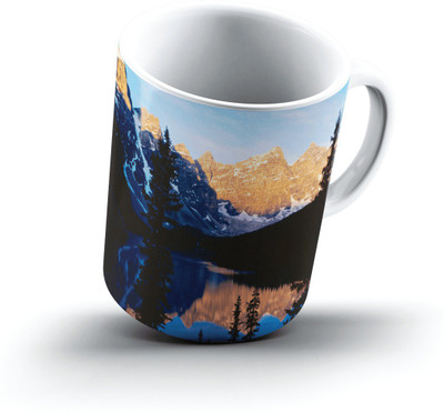 

Ucard Moraine Lake Banff National Park Alberta Canada2503 Bone China, Ceramic, Porcelain Mug(325 ml)