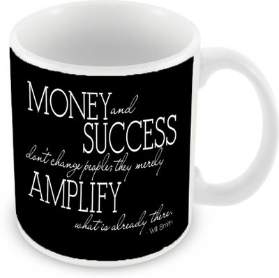 

Sleep Nature's SN-MG-1048 Ceramic Mug(350 ml), Black