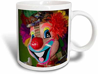 

3dRose Nicaragua, Granada. Clown Pinata in Market Sa14 Jme0038 John and Lisa Merrill Ceramic, 11 oz, White Ceramic Mug(60 ml), Multicolor