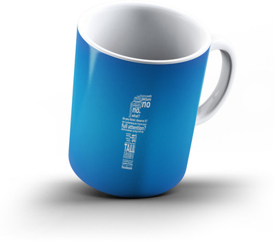 

Ucard Full Attention Facebook968 Bone China, Ceramic, Porcelain Mug(325 ml), Multicolor