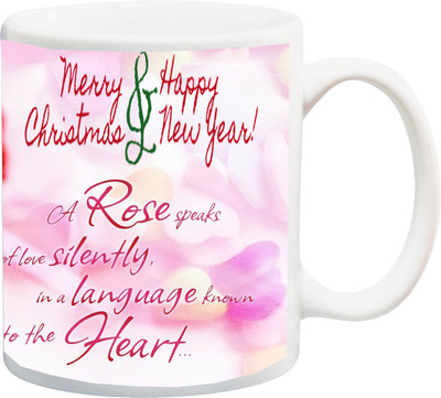 

ME&YOU Gift for New Year Ceramic Mug(325 ml), Multicolor