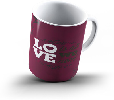 

Ucard Valentines Day Love664 Bone China, Ceramic, Porcelain Mug(325 ml)
