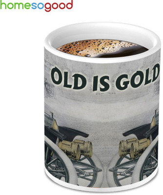 41% OFF on Homesogood Stunning Old Is Gold Coffee Ceramic Mug(280 ml) 41% OFF on Homesogood Stunning Old Is Gold Coffee Ceramic Mug(280 ml)