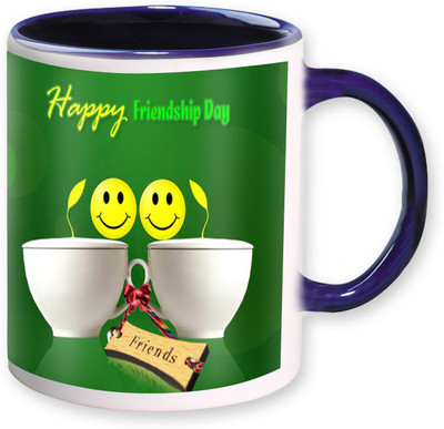 PhotogiftsIndia Happy Frienship Day 06 Ceramic Mug(325 ml), Multicolor