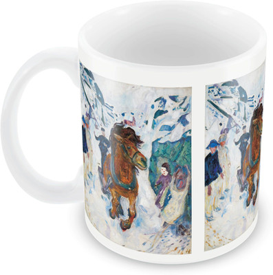 

Posterboy Edvard Munch - Galloping Horse Ceramic Mug(350 ml), Multicolor