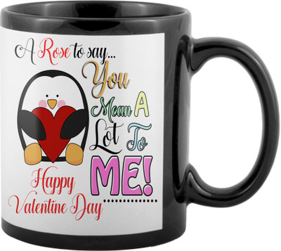 

SKY TRENDS Valentine Gifts For Special Girlfriend,Boyfriend,Wife,Husband,design 26 Ceramic Mug(325 ml), Black