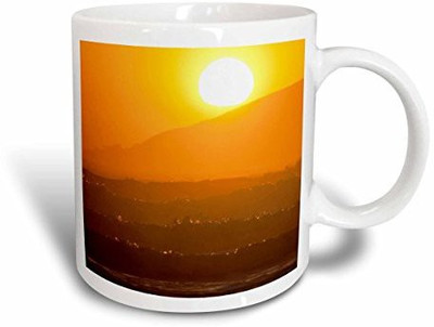 

3dRose Waves Crash at Sunset at Pismo Beach California, Chuck Haney, Ceramic, 15-Oz Ceramic Mug(60 ml), Multicolor
