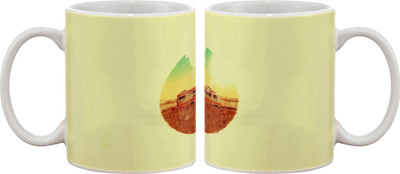 

Artifa Van In Farm Porcelain, Ceramic Mug(350 ml), Multicolor