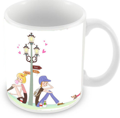 

Sleep Nature's SN-MG-1455 Ceramic Mug(350 ml), Multicolor