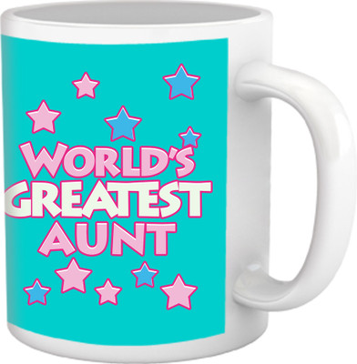 50% OFF on Tied Ribbons World Greatest Aunt Ceramic Mug(350 ml)