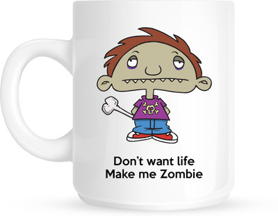 

HuppmeGift Zombie White Ceramic Mug(350 ml)