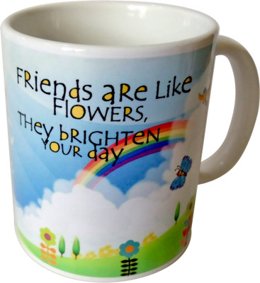 

Luxury Gifts By Nikki for Friends Ceramic Mug(Pack of 2), Multicolor