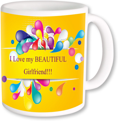 

PhotogiftsIndia I Love My Beautiful Girlfriend 02 Ceramic Mug(325 ml), Multicolor