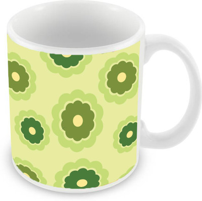 

Sleep Nature's SN-MG-2703 Ceramic Mug(350 ml), Green