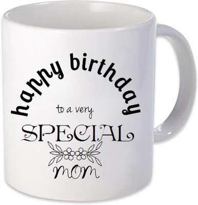 

Heyworlds happy birthday mom special Ceramic Mug(325 ml), Multicolor
