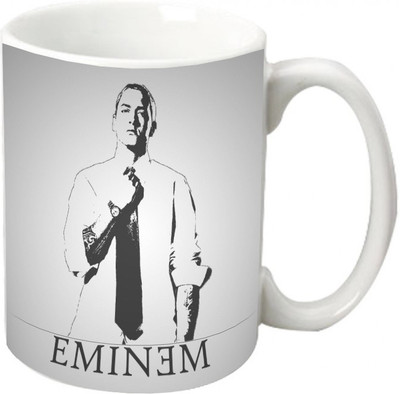 

Maison N Mode Eminem Coffee Ceramic Mug(330 ml), Multicolor