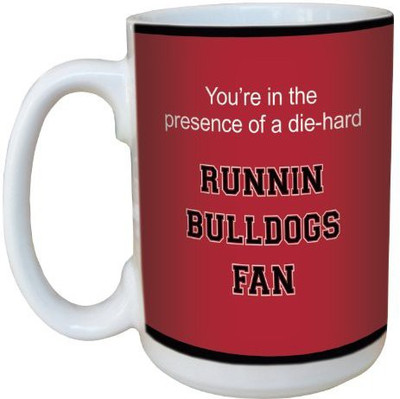 

Tree-Free Greetings Greetings lm44713 Runnin' Bulldogs College Basketball Ceramic with Full-Sized Handle, 15-Ounce Ceramic Mug(60 ml), Multicolor