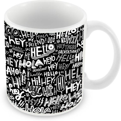 

Sleep Nature's SN-MG-2320 Ceramic Mug(350 ml), Black