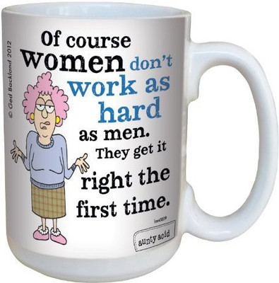

Tree-Free Greetings Greetings lm43839 Hilarious Aunty Acid First Time by The Backland Studio Ceramic, 15-Ounce Ceramic Mug(60 ml), Multicolor