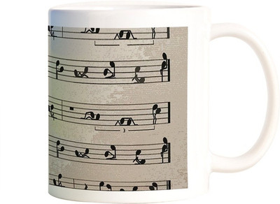

Rangeele Inkers COMA SUTRA Ceramic Mug(300 ml), Multicolor