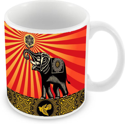 

Sleep Nature's SN-MG-241 Ceramic Mug(350 ml), Red