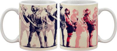 

Artifa Mechanix Guitar Player Porcelain, Ceramic Mug(350 ml), Multicolor