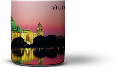 

The Nodding Head Victoria Memorial Ceramic Mug(295 ml), Multicolor