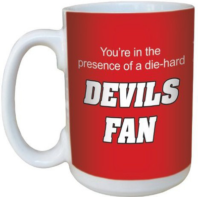 

Tree-Free Greetings Greetings lm44185 Devils Hockey Fan Ceramic with Full-Sized Handle, 15-Ounce Ceramic Mug(60 ml), Multicolor