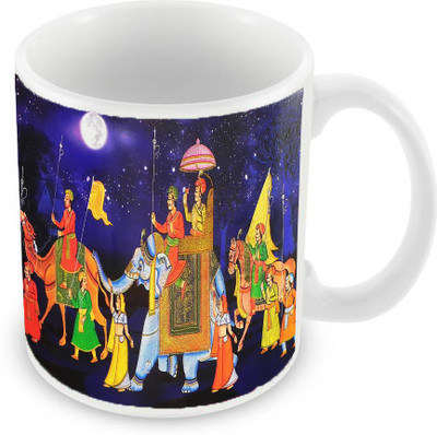 

Sleep Nature's SN-MG-226 Ceramic Mug(350 ml), Multicolor