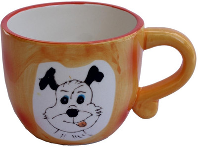 

Aarzool Love Ceramic Mug, Orange;white;yellow