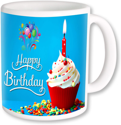 

PhotogiftsIndia Happy Birthday Gifts 08 Ceramic Mug(325 ml), Multicolor
